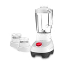 Moulinex super blender with grinder and grater, 2 liter, 700 watt, white - LM207125