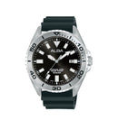 ALBA Men's Hand Watch ACTIVE Black Silicone Strap, Black Dial AS9Q49X1