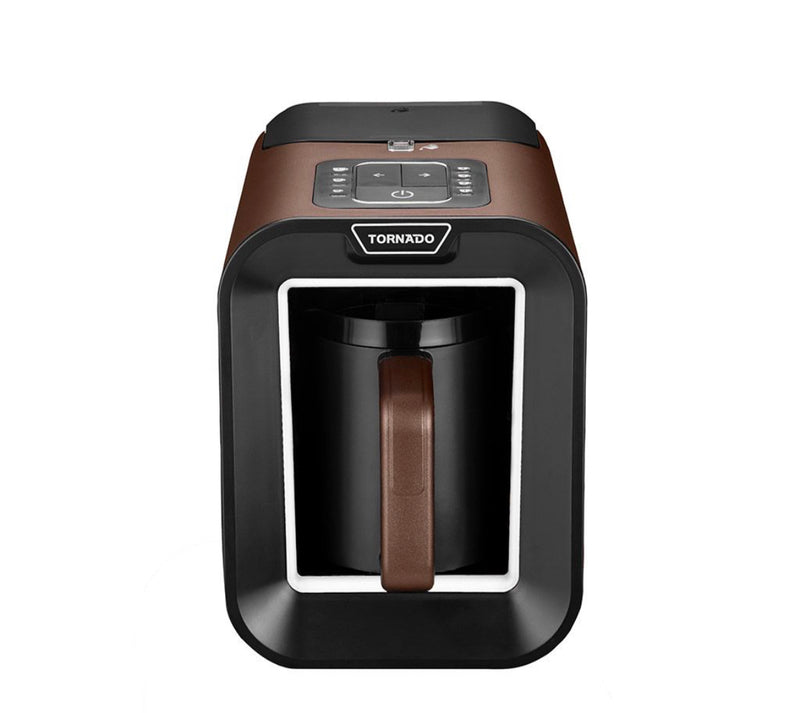 TORNADO Automatic Turkish Coffee Maker 330ml Brown x Black Water Tank TCME-100S-PRO