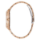GUESS GW0033L3 ANALOG WATCH Women's White Sunray Dial Rose Gold Round Case/Rose Gold Stainless Steel Bracelet