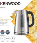 Kenwood Stainless Steel Kettle 1.7L Cordless Electric Kettle 3000W ZJM11.000S