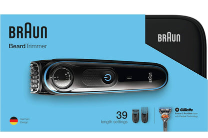 Braun Beard Trimmer BT3940TS - Ultimate Precision for 100% Control of Your Style