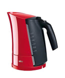 Braun WK300 Multiquick 3 kettle - Red, 1.7 Liter 2200 Watt