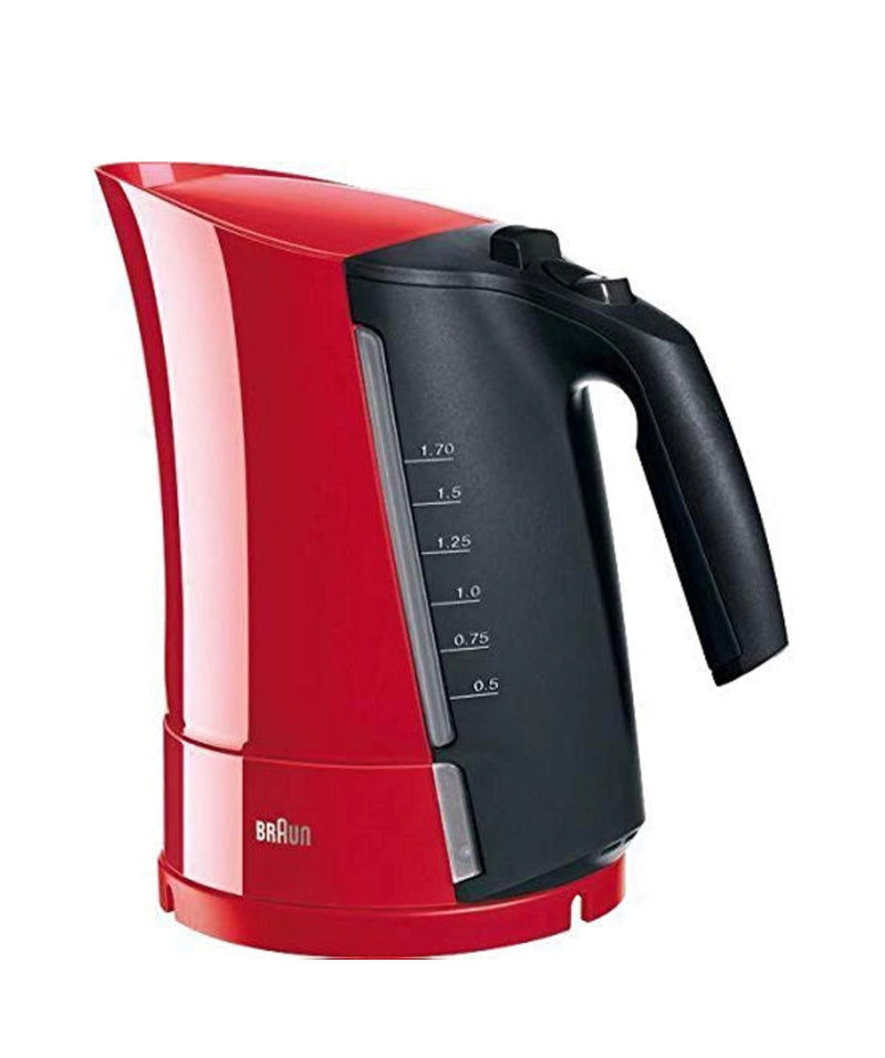 Braun WK300 Multiquick 3 kettle - Red, 1.7 Liter 2200 Watt