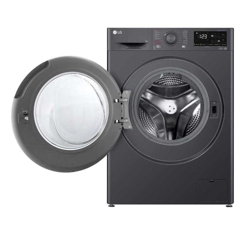 LG Vivace Washing Machine, 8 Kg, Middle Black - F4R3TYG6J