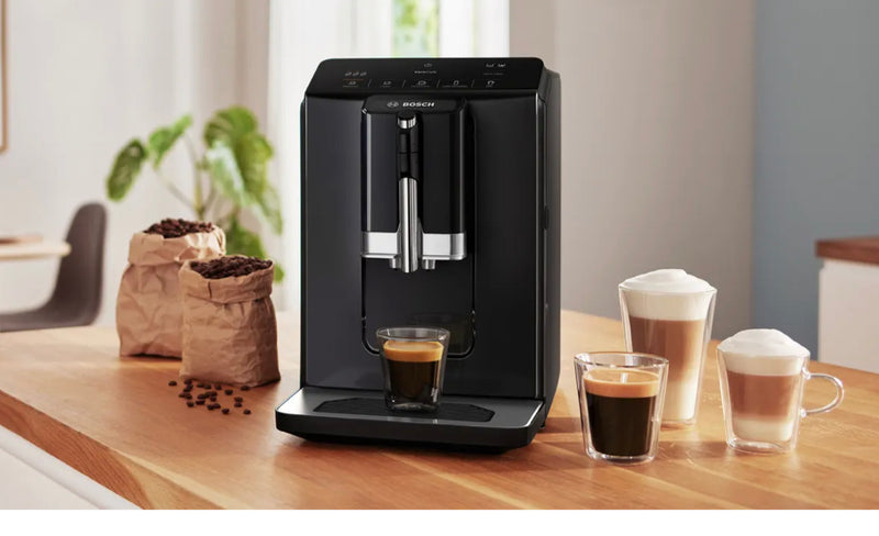 Bosch Series 2, Fully automatic coffee machine, VeroCafe, Piano black