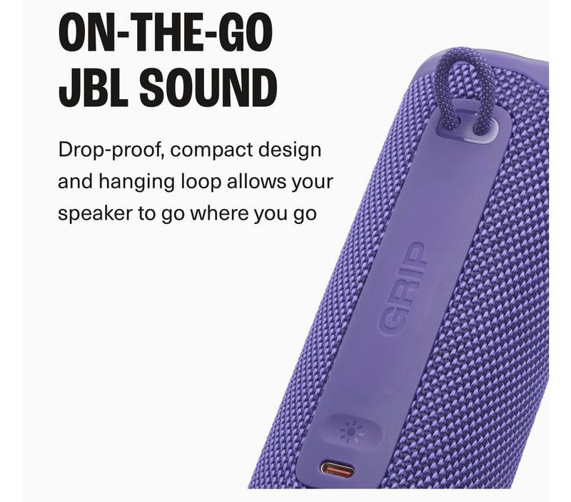 JBL Grip Portable Speaker Purple (18 Months Warranty)