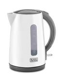 Black & Decker 1.7L Concealed Coil Kettle JC70-B5, White
