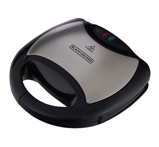 Black & Decker TS2000-B5 2 Slices Sandwich Maker, 750 Watt - Black