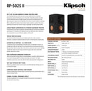 Klipsch RP-502S II
SURROUND SOUND SPEAKERS