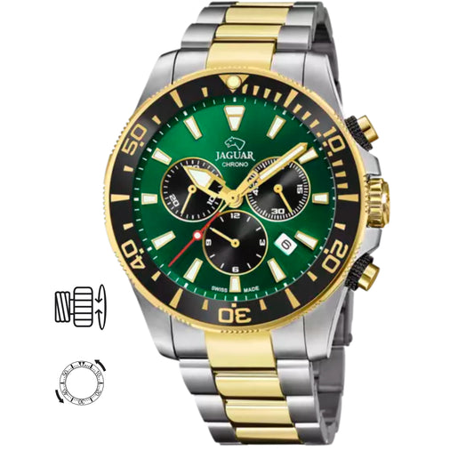 JAGUAR GREEN MEN'S WATCH EXECUTIVE PIONNIER J862/3