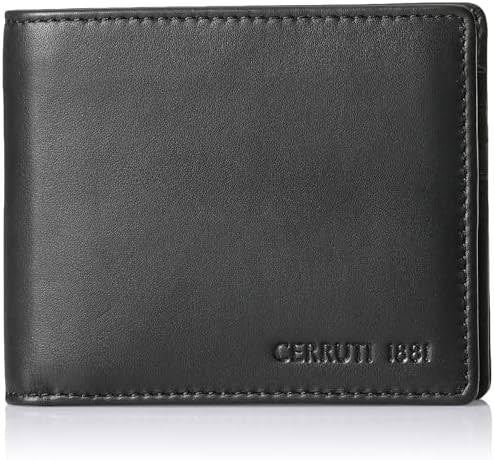 Cerruti 1881 - Wallet - CEPU05710M - YOSHI Black 100% Calf Leather - Size 11X9X2 CM For Men