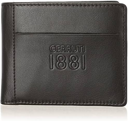 Cerruti 1881 - Wallet - CEPU05717M - HIROSHI Black 100% Calf Leather - Size 11X9X2 CM For Men