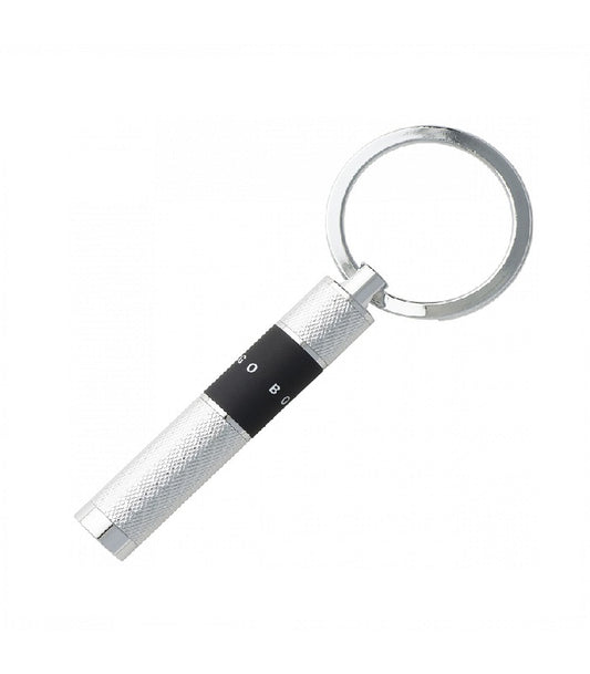 Hugo Boss- HAK906B Key ring Ribbon Chrome