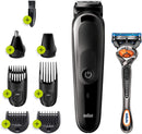 Braun MGK5260 8-in-1 Trimmer Kit, 6 attachments with Gillette Fusion5 Proglide Razor